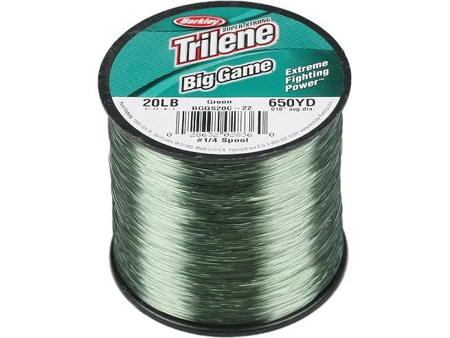 30 lb Trilene Big Game Monofilament Line Quarter Pound Spool- (440yd)