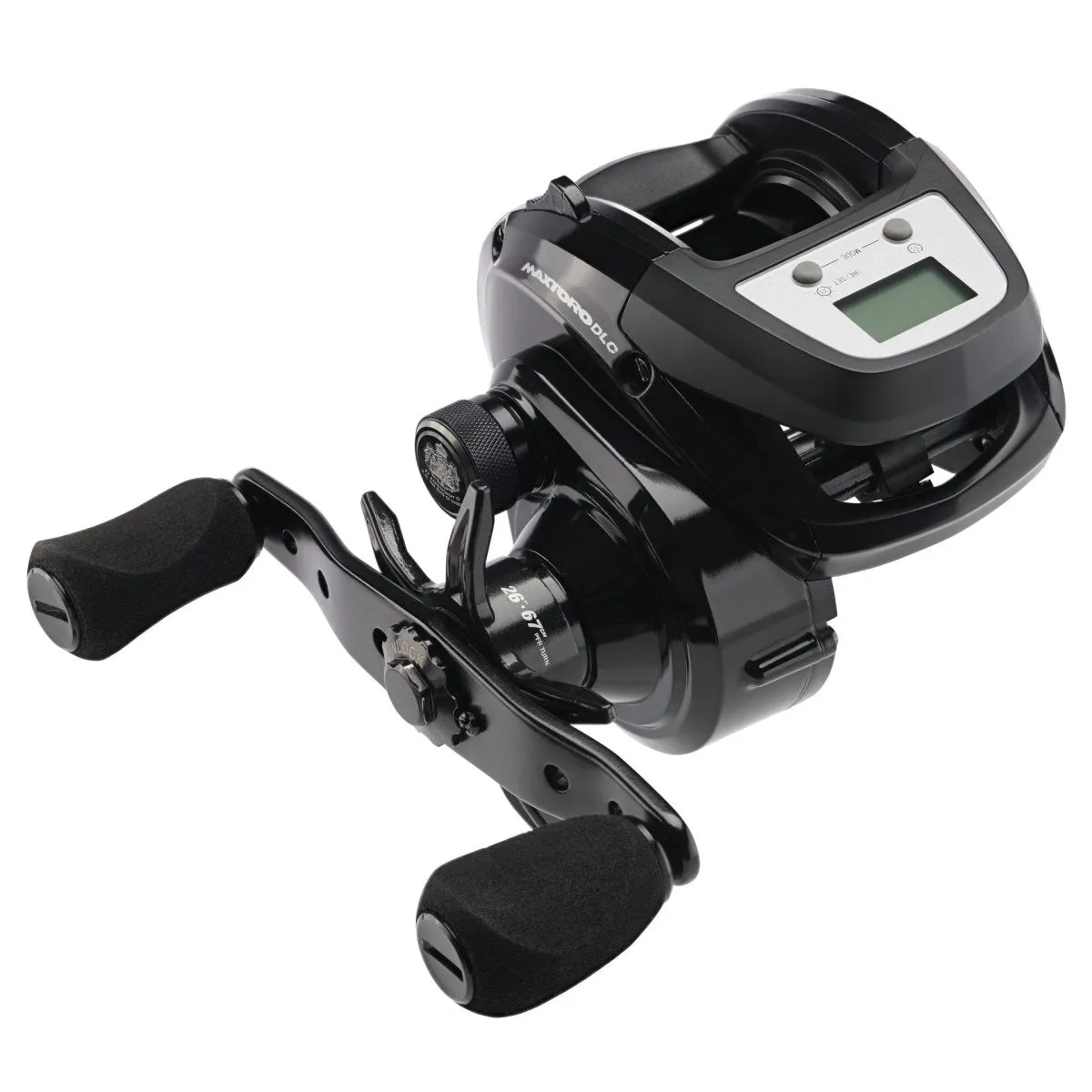 Abu Garcia MAX-LP-DLC-50 MAX Toro Digital Line Counter Baitcasting Reel 5.3:1 Ratio Right Handed