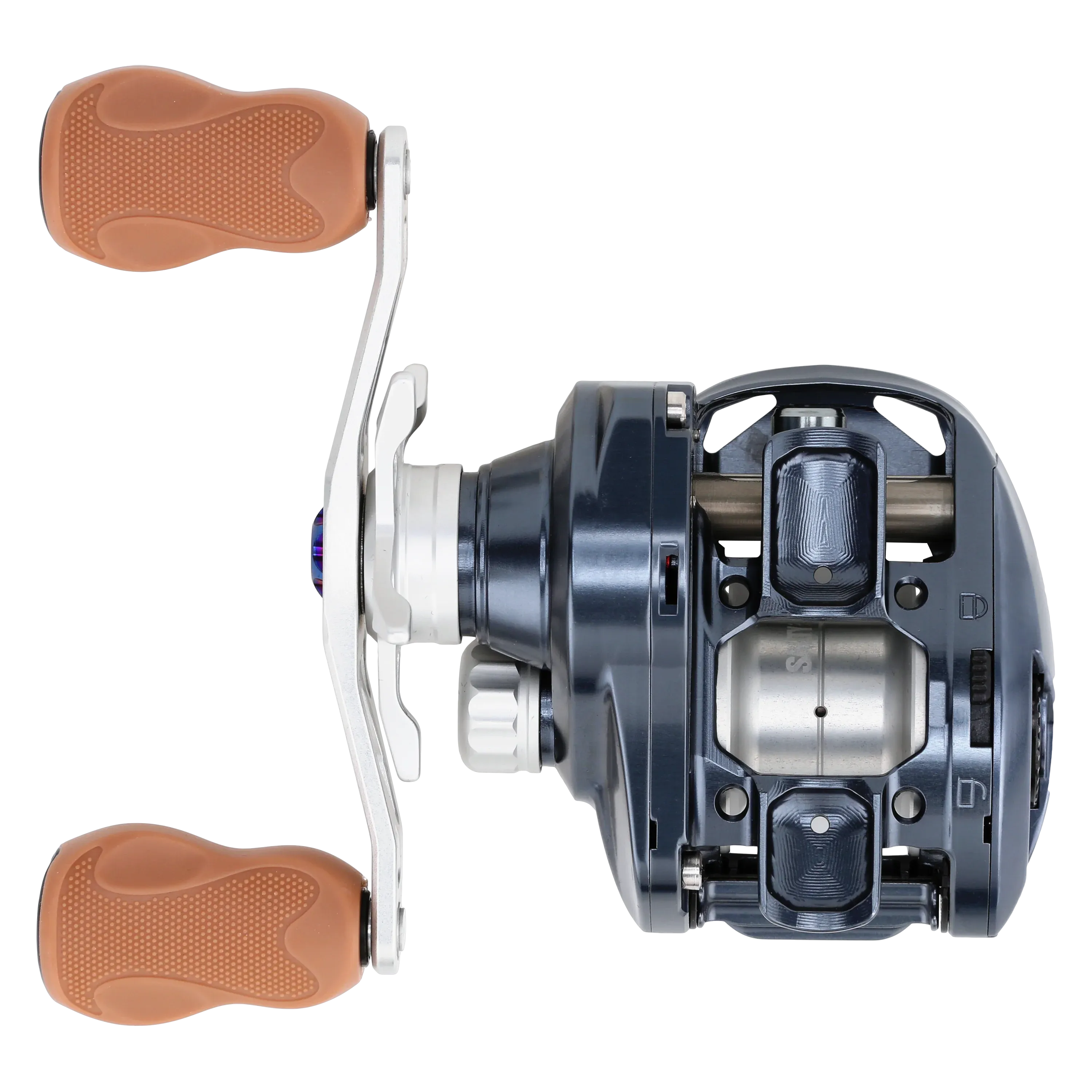 Bates Fishing Salty Hundo 100 Baitcasting Reel - Nautical Blue