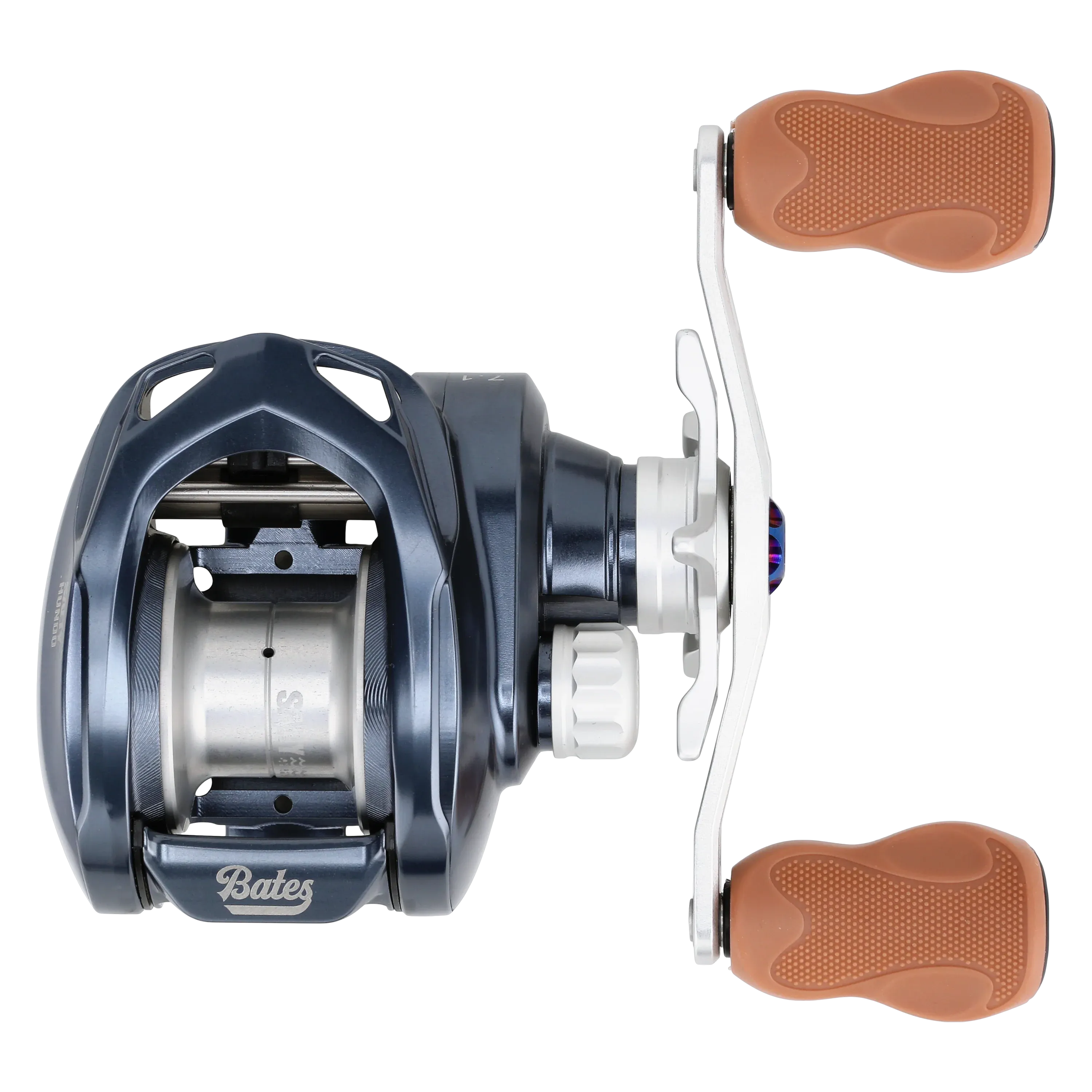 Bates Fishing Salty Hundo 100 Baitcasting Reel - Nautical Blue