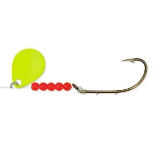 Bear Paw Flicker YELLOW SPINNER/BAITHOLDER size 8 qty 6