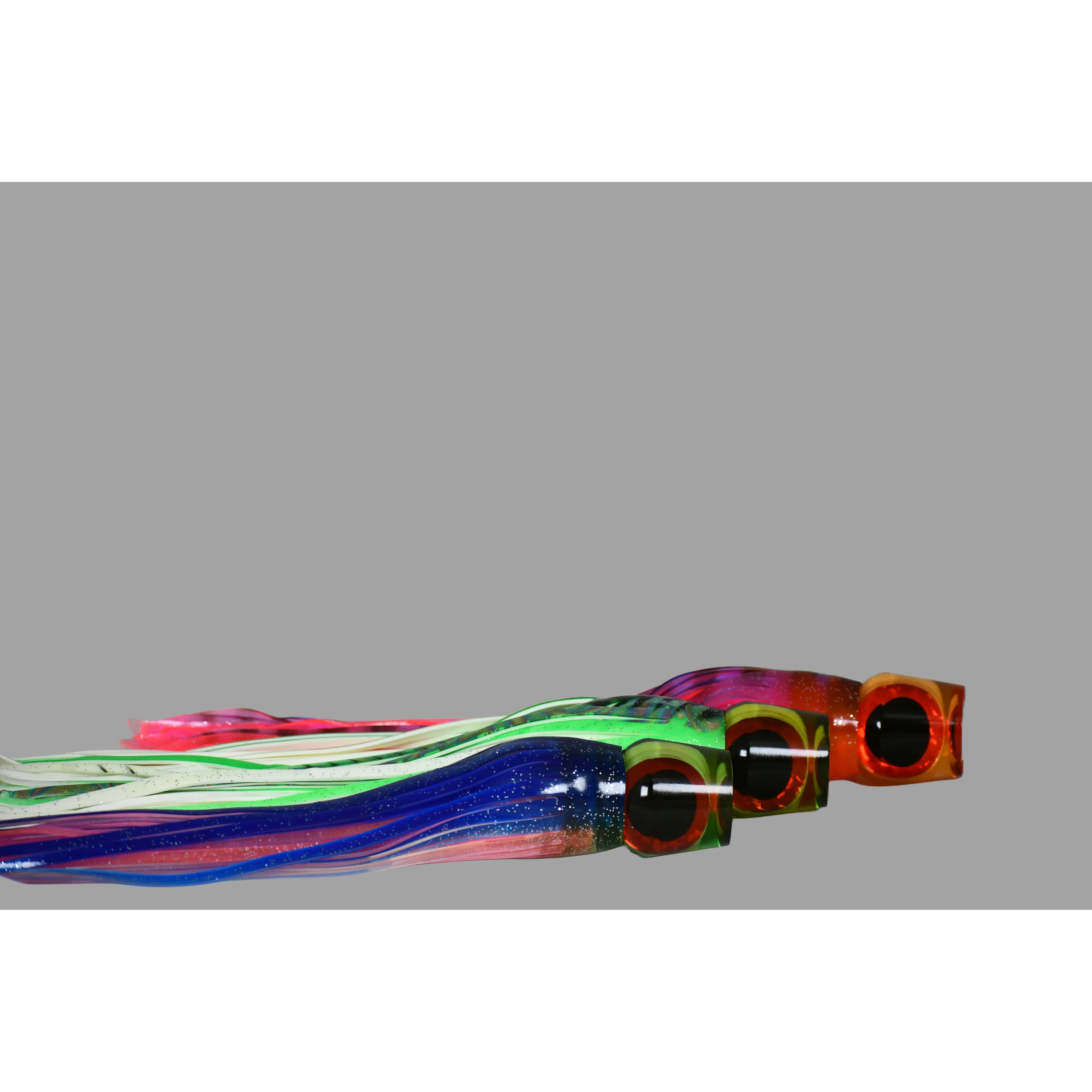 Billfish Butchers Trolling Lure Variety 3 Pack - Medium, Mono Rigged