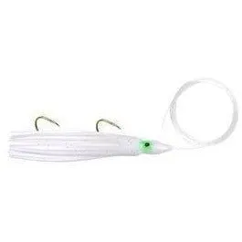 Danielson Squid Rigged SQDR45111 4.5" Glow White w/Green Eye Qty 1