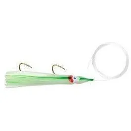 Danielson Squid Rigged SQDR45118 4.5" Glow/Green Streak Qty 1
