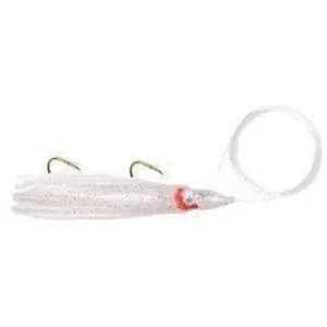 Danielson Squid Rigged SQDR45122 4.5" Pearl w/Glow Stripe Qty 1