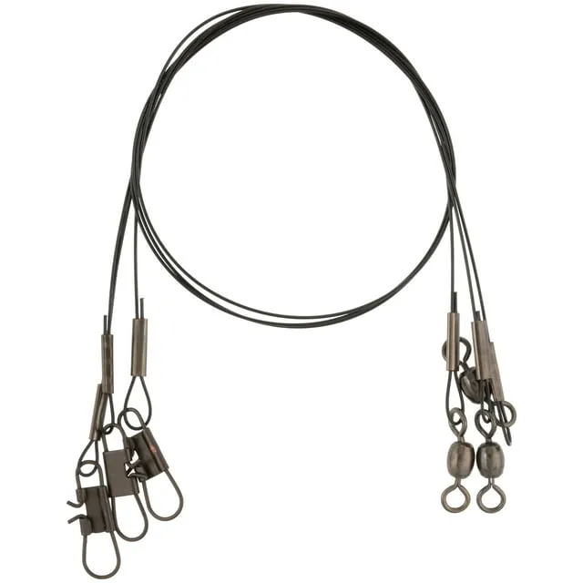 Danielson Stainless Steel Wire Leader Qty 3 Black