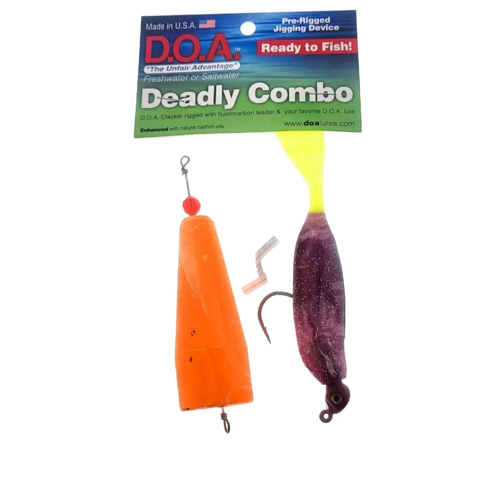DOA Deadly Combo Clacker W/ Swimbait