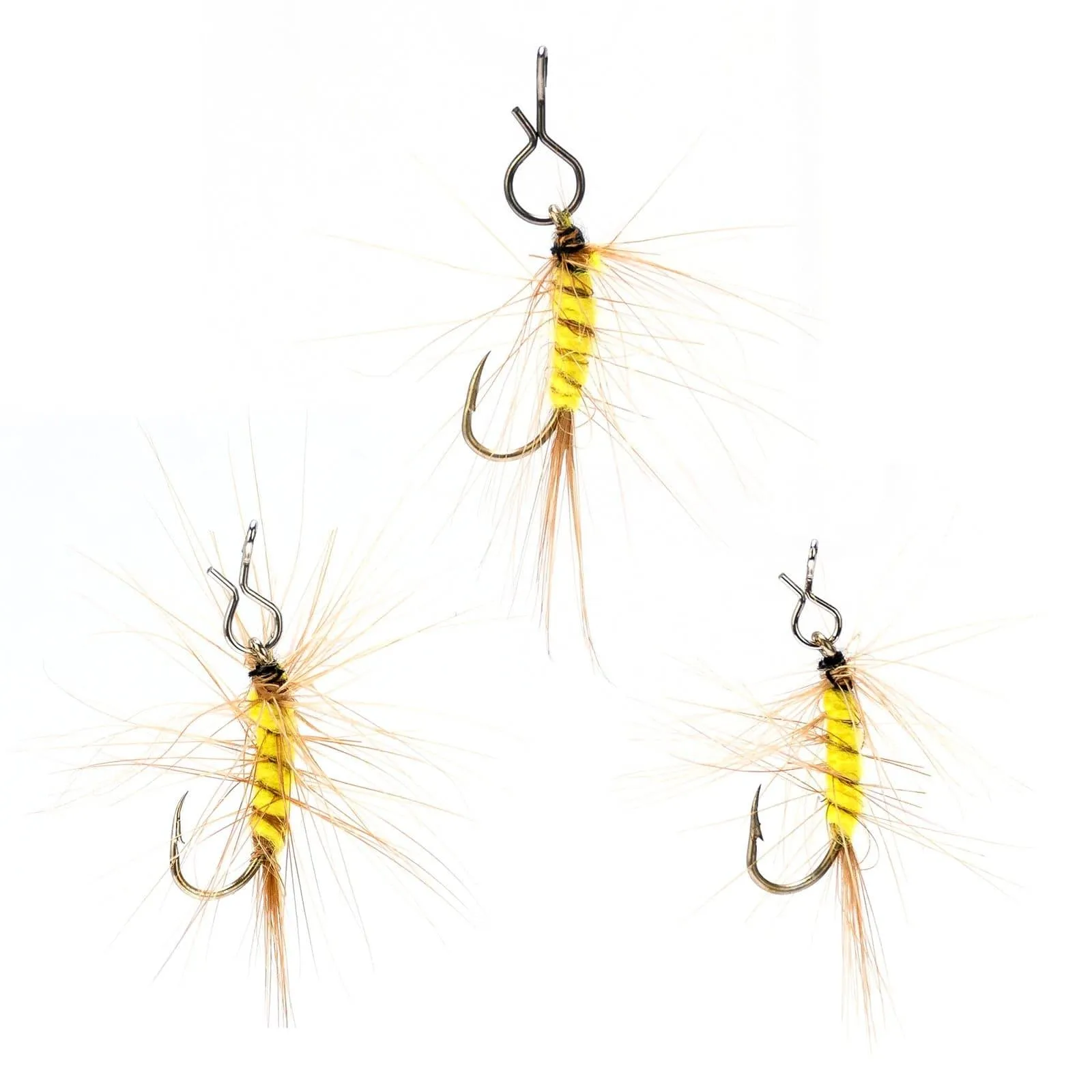 Dr.Fish 100pcs Fly Fishing Snaps Stainless Steel