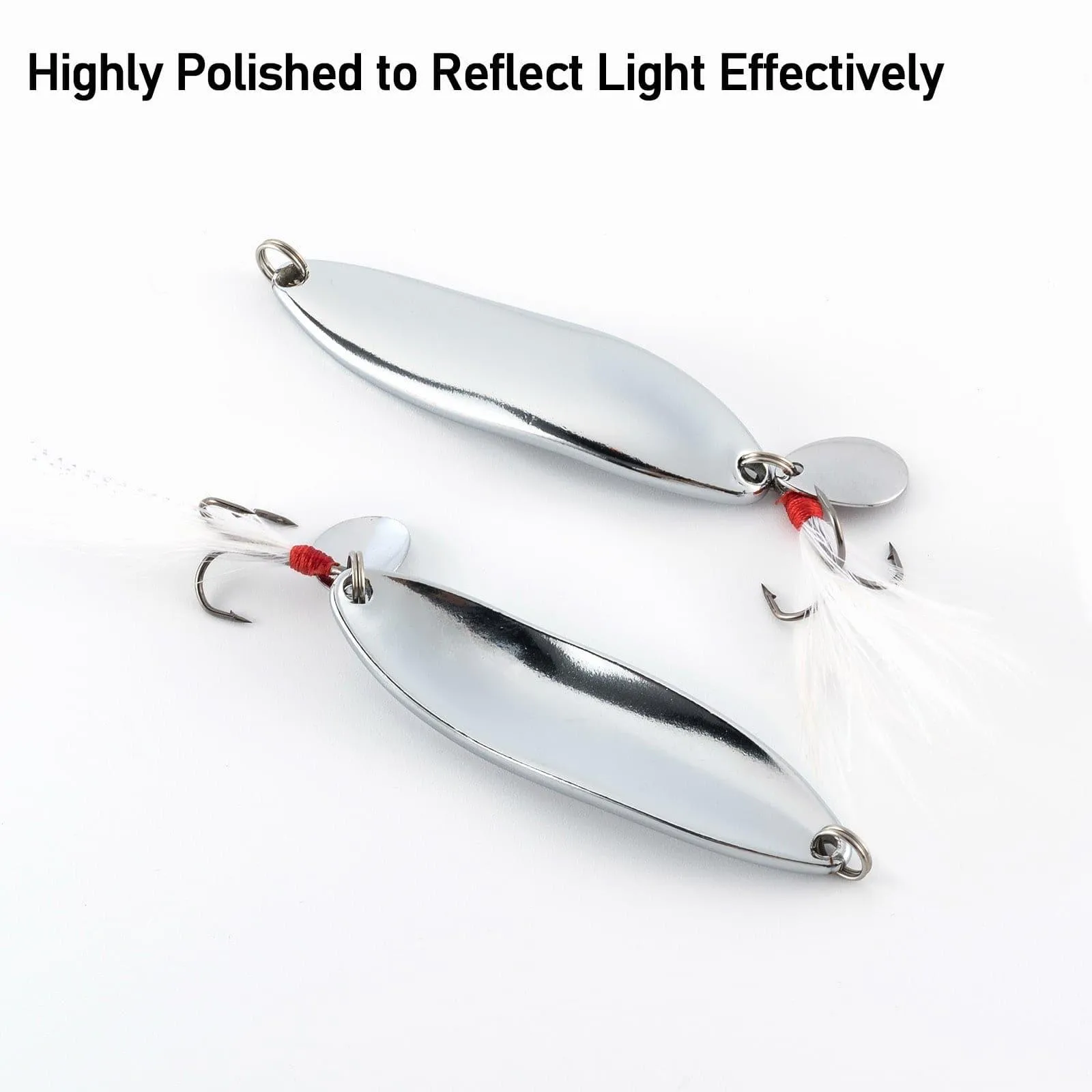 Dr.Fish 5 cps Metal S-shaped Spoon Lures