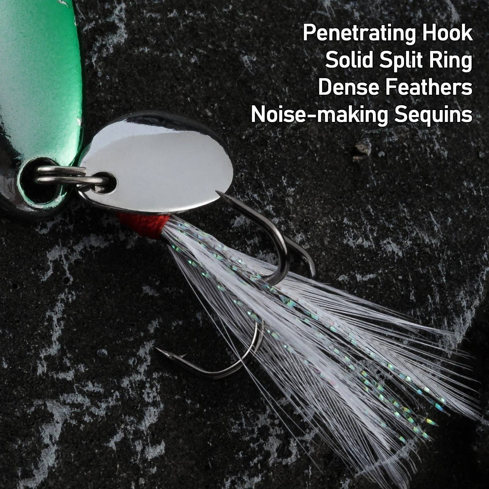 Dr.Fish 5 cps Metal S-shaped Spoon Lures
