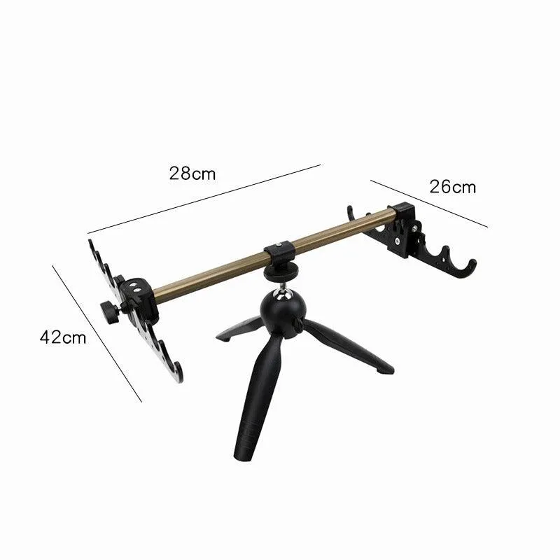 Dr.Fish Aluminum Alloy Multifunctional Tripod Ice Fishing Pole 21.5-28cm