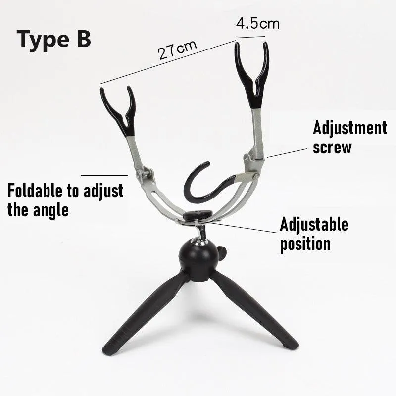 Dr.Fish Aluminum Alloy Multifunctional Tripod Ice Fishing Pole 21.5-28cm