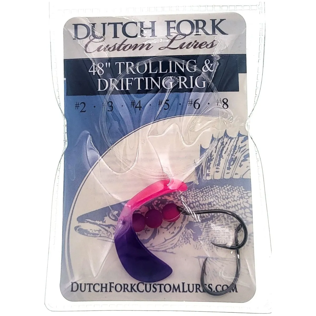 Dutch Fork Tahoe Butterfly Trolling & Drifting Rig 48"