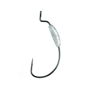 Eagle Claw Lazer Sharp Weighted Worm Hooks 1/16 Oz 2/0 Qty 5