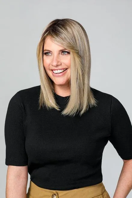 easiPart T HD 12" Hairpiece by easiHair | Synthetic Topper (Mono Top)