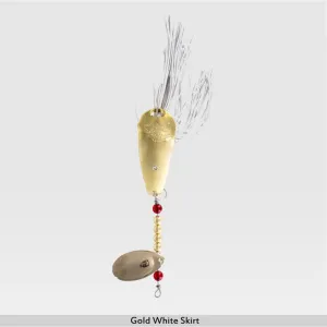 EPPINGER SPIN'N REX 1/2 OZ - BRASS-WHITE SK