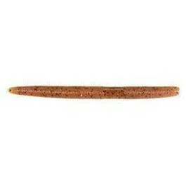 FAS Earthworm Soft Bait 5" Brown w/Pepper Qty 10