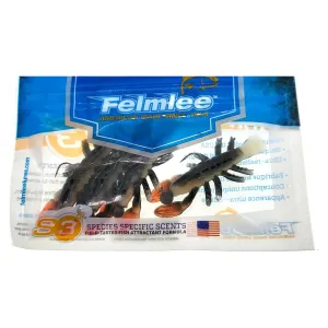 Felmlee Jigging Crawfish 2-1/4" 1/4Oz Qty 4