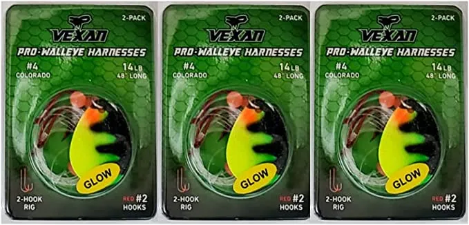 GLOW Walleye Crawler Harness Kits
