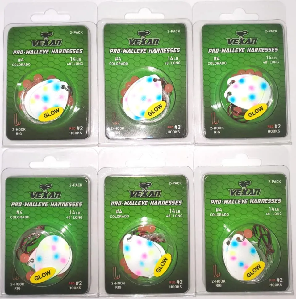 GLOW Walleye Crawler Harness Kits