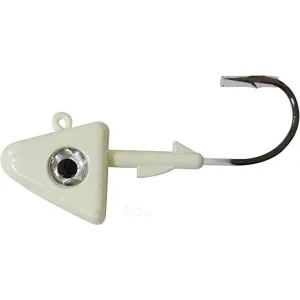 GOT-CHA Swim Bait Heads w/ Mustad hook 8oz. Glow Qty 1