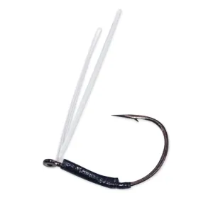 Hayabusa Fluorocarbon Guard Wacky Hook - Black Nickel - 4 Pack
