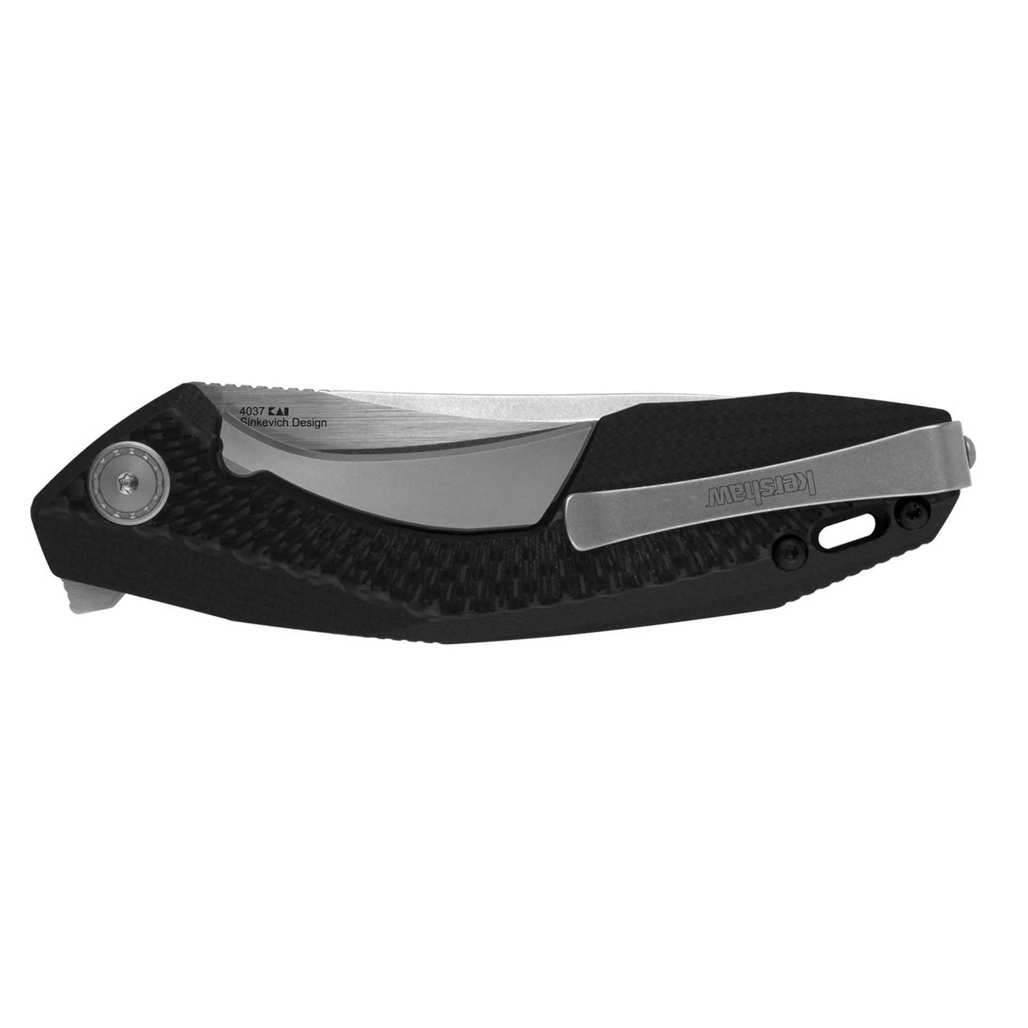 Kershaw Pocket Knife - Tumbler Drop Point Plain Edge Blade with Frame Lock | KW4038