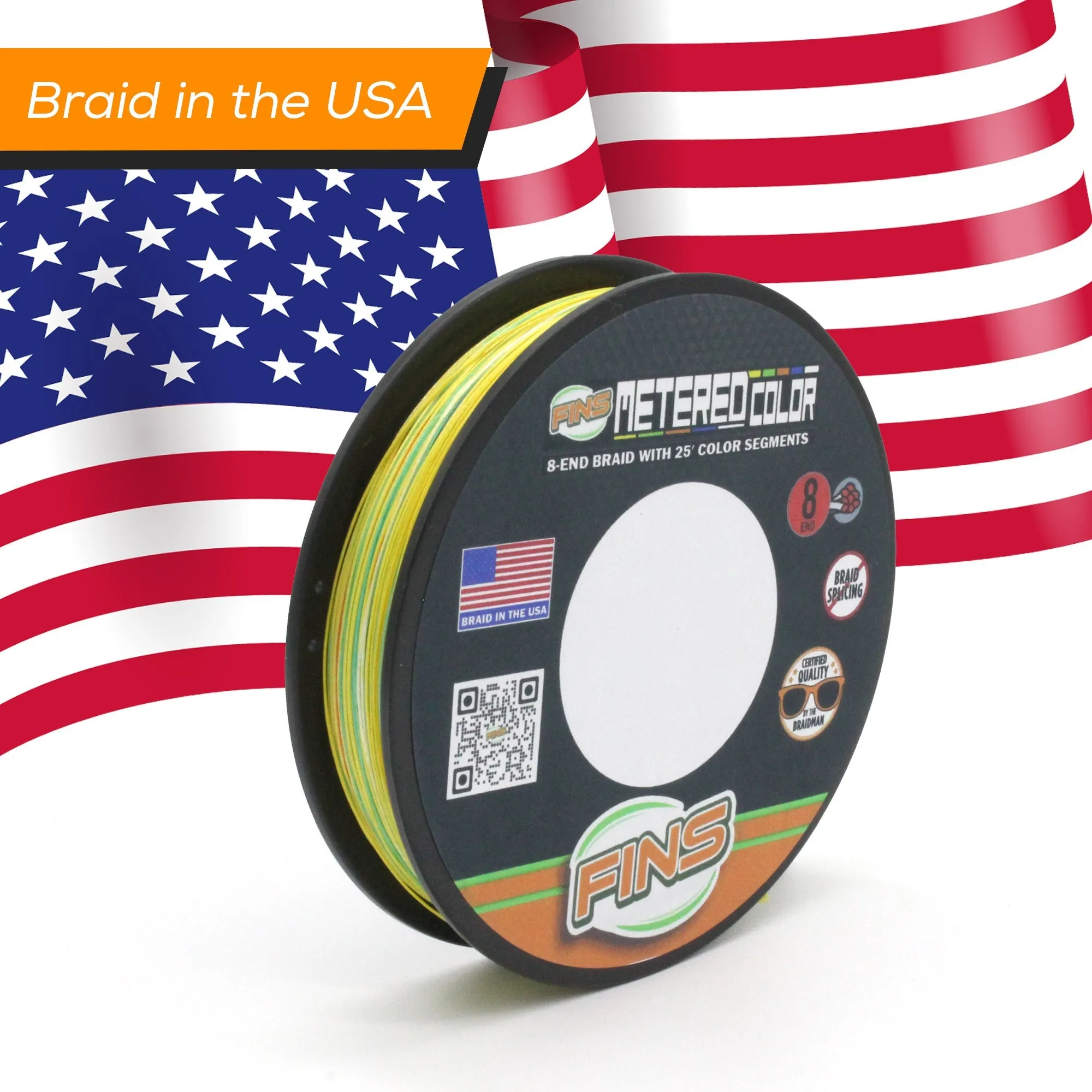 Metered Colored Braid 10 lb