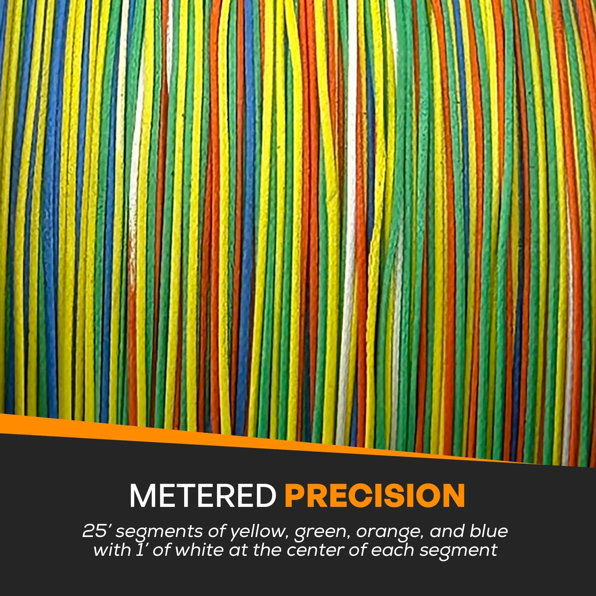 Metered Colored Braid 10 lb