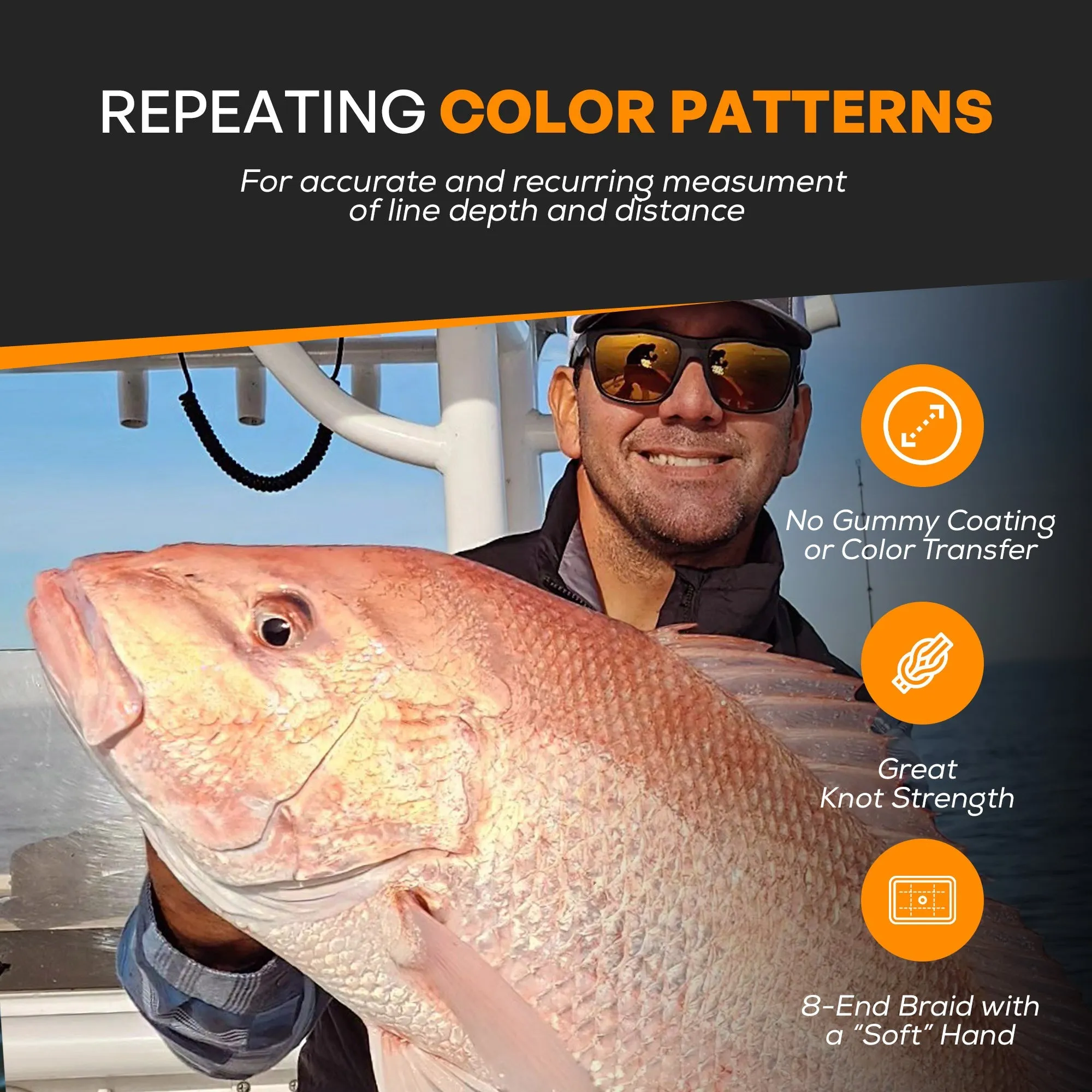 Metered Colored Braid 200 lb