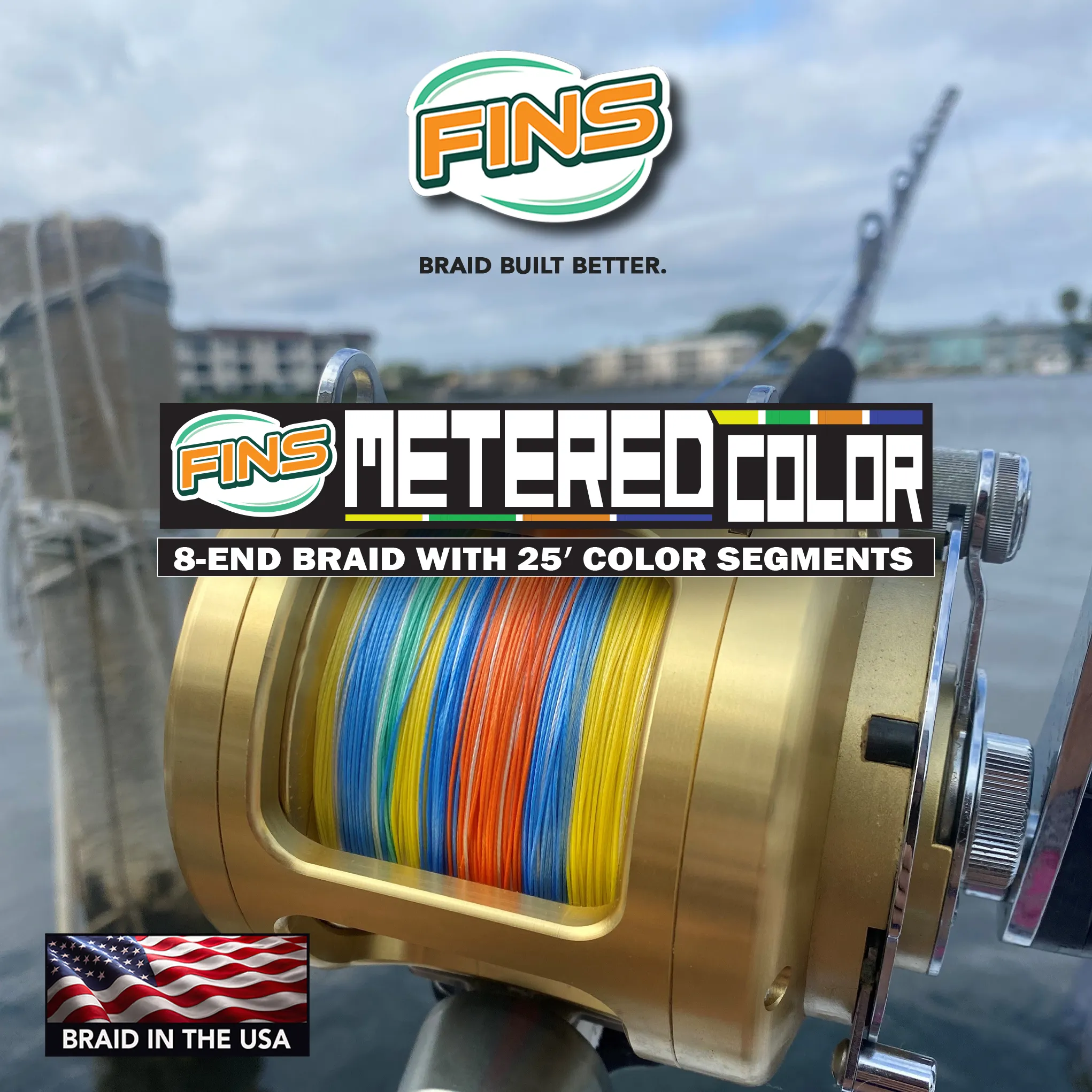 Metered Colored Braid 200 lb