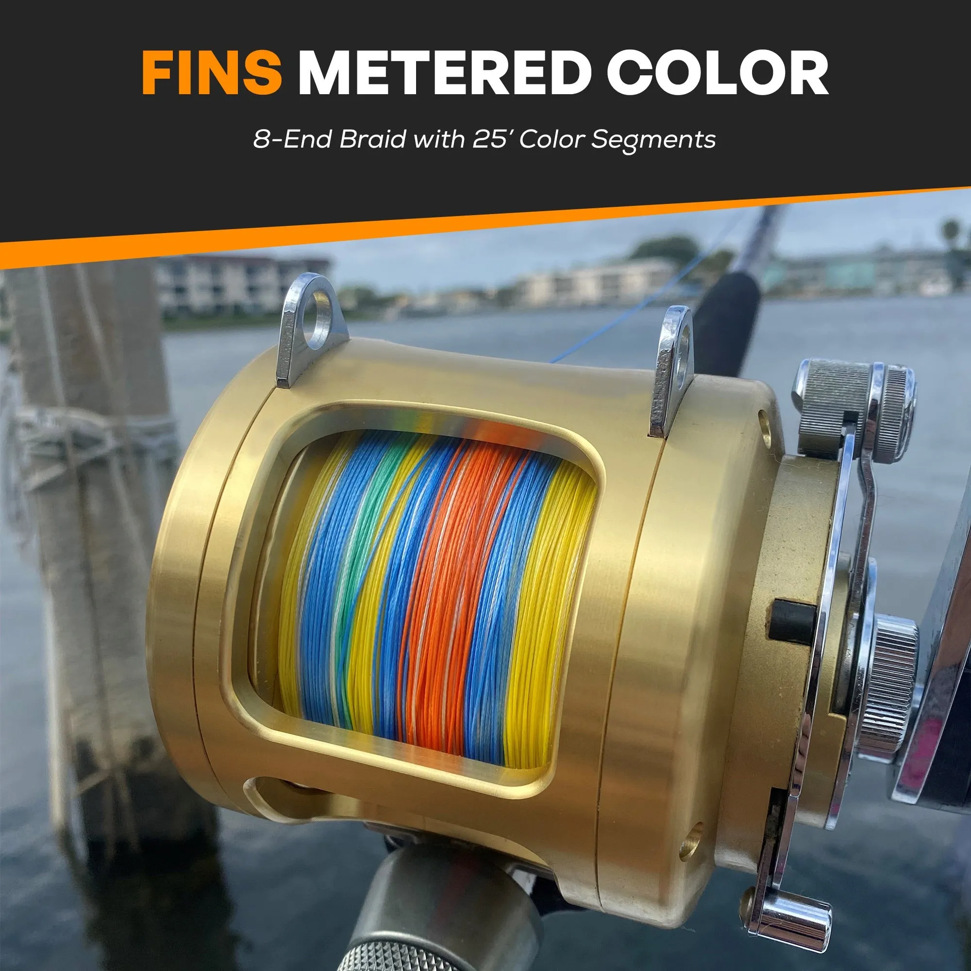 Metered Colored Braid 200 lb