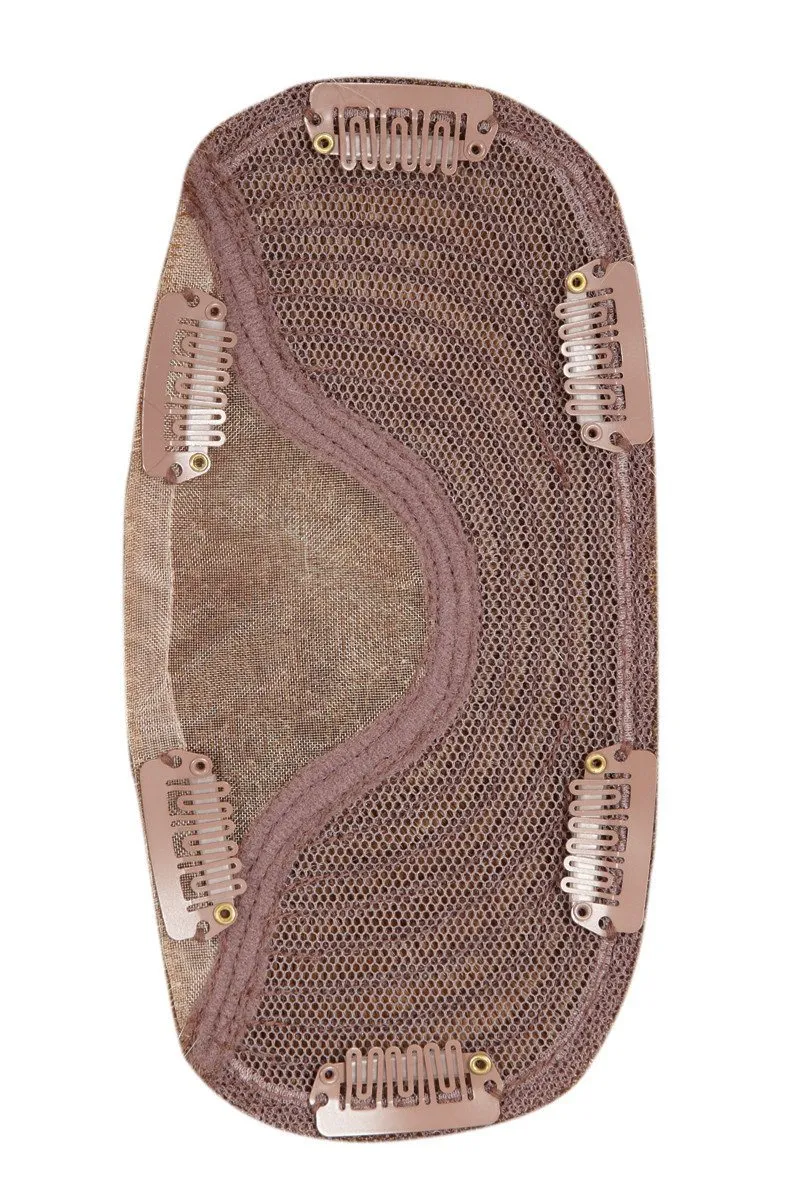 Sale - Jon Renau Toppers - EasiFringe HD 12" (#357) - Color: 12FS8 (Shaded Praline)