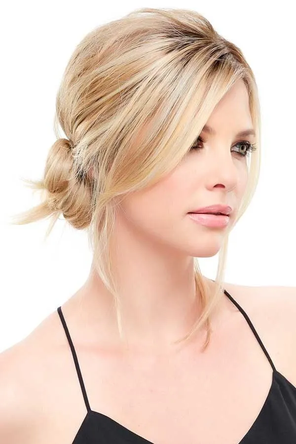 Sale - Jon Renau Toppers - EasiFringe HD 12" (#357) - Color: 12FS8 (Shaded Praline)