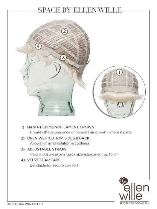Space by Ellen Wille | Monofilament Crown | CLEARANCE