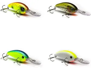 Vern's Stoneroller 10' Crankbait Lures Kit - 4 Pack
