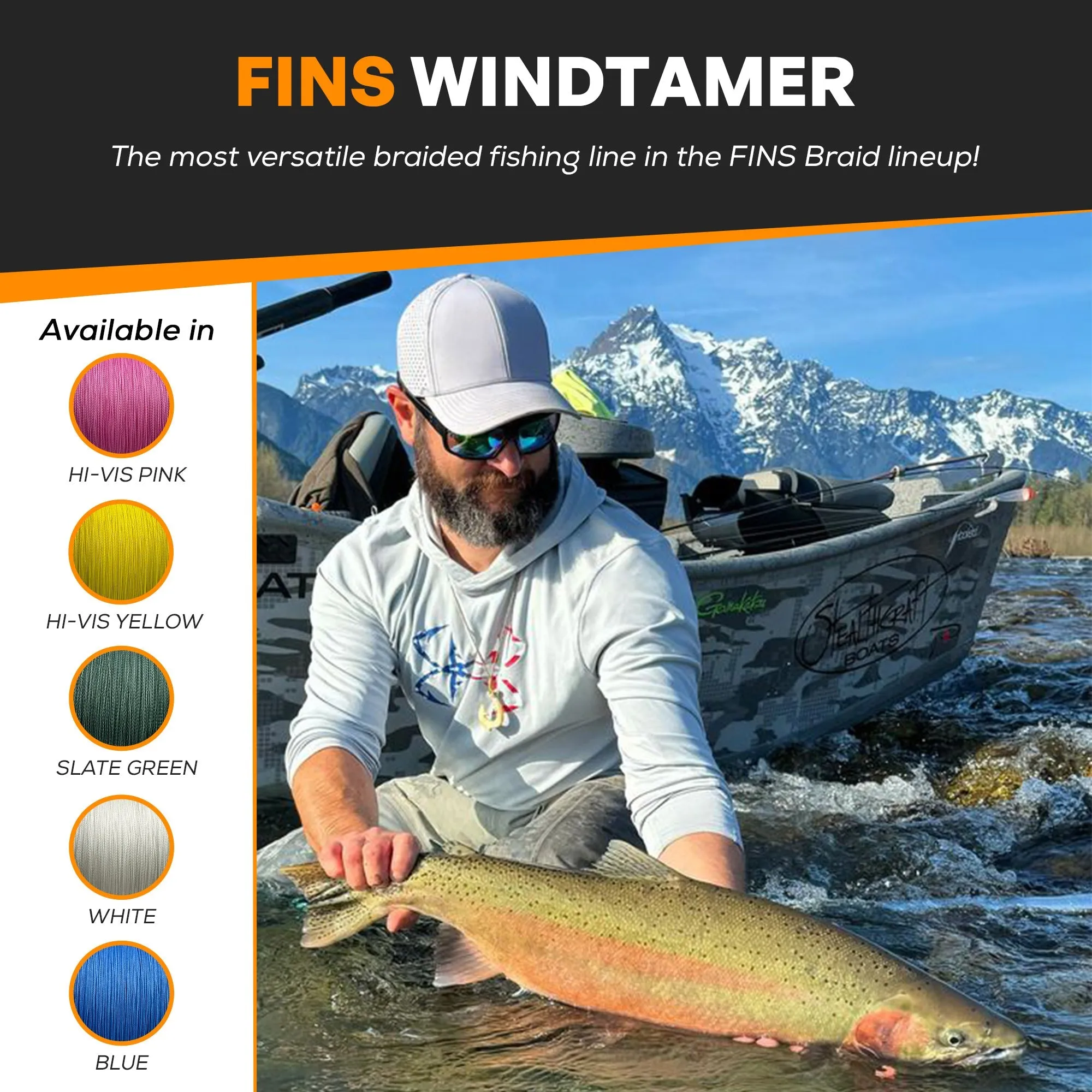 Windtamer Fishing Braid 8lb. (Green)