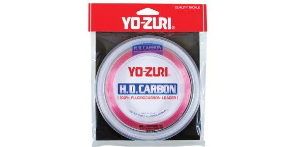 Yo-Zuri H.D. Carbon Disappearing Pink Fluorocarbon Leader