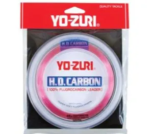 Yozuri HD Fluorocarbon Leader- Disappearing Pink